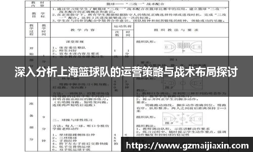 深入分析上海篮球队的运营策略与战术布局探讨